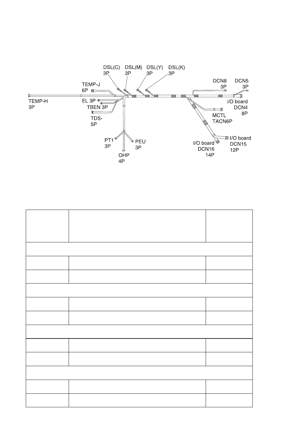 Cable 6 connector assignments, Cable 6 connector pin assignments | Lexmark 5021-0XX User Manual | Page 336 / 385