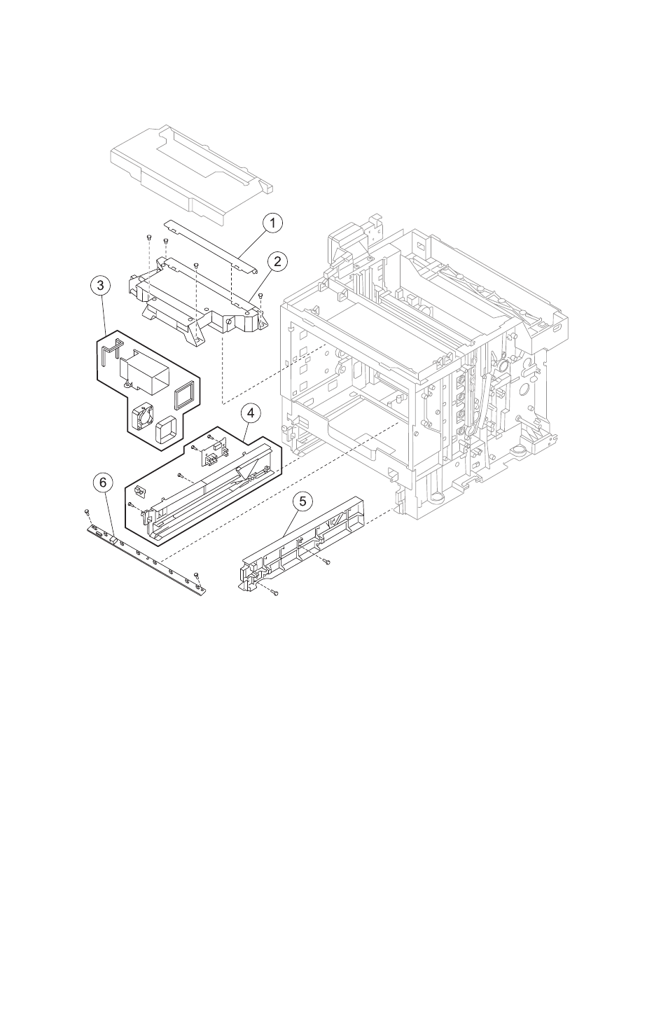 Assembly 3: front | Lexmark 5021-0XX User Manual | Page 362 / 385