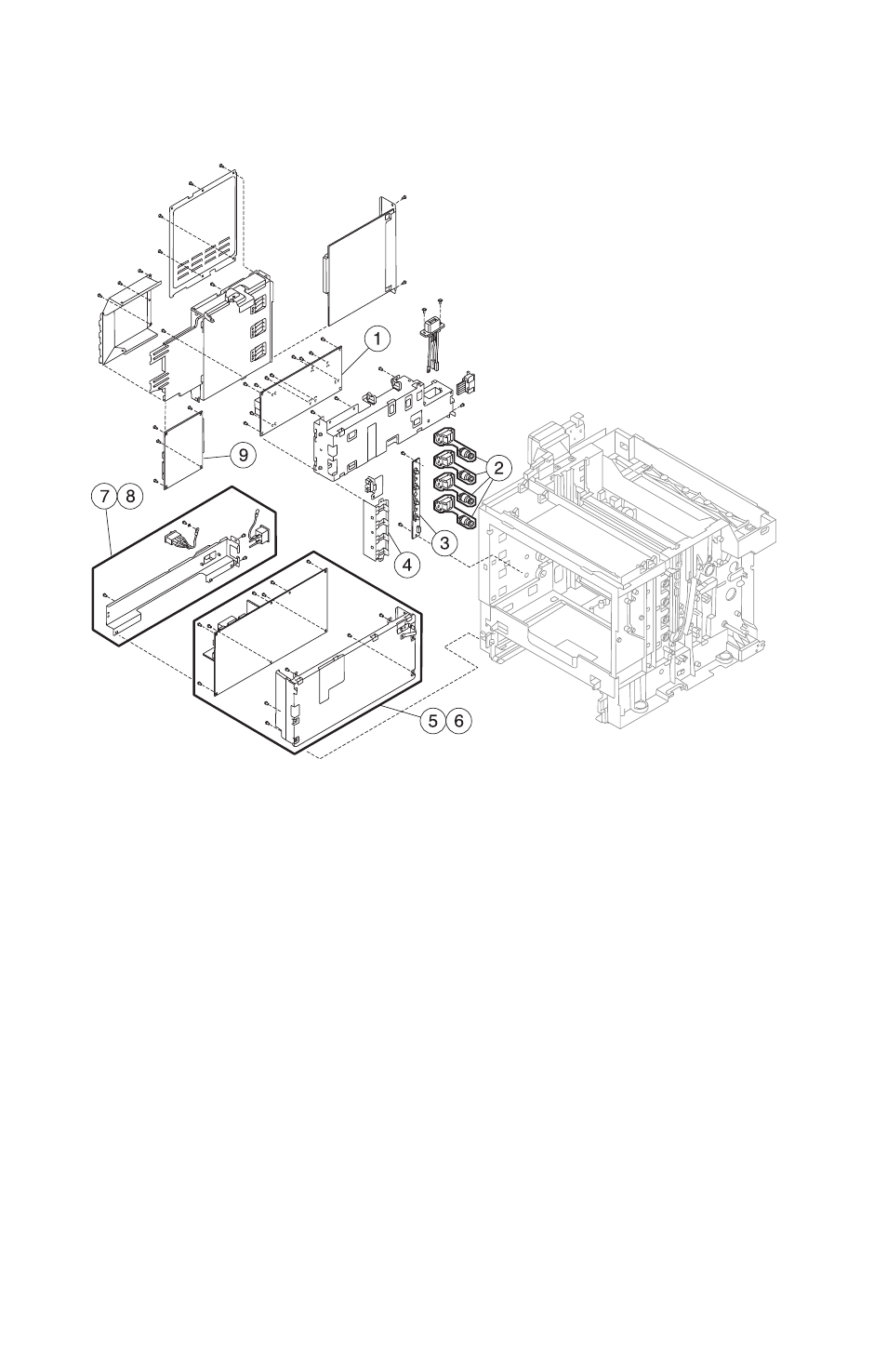 Assembly 6: left | Lexmark 5021-0XX User Manual | Page 368 / 385