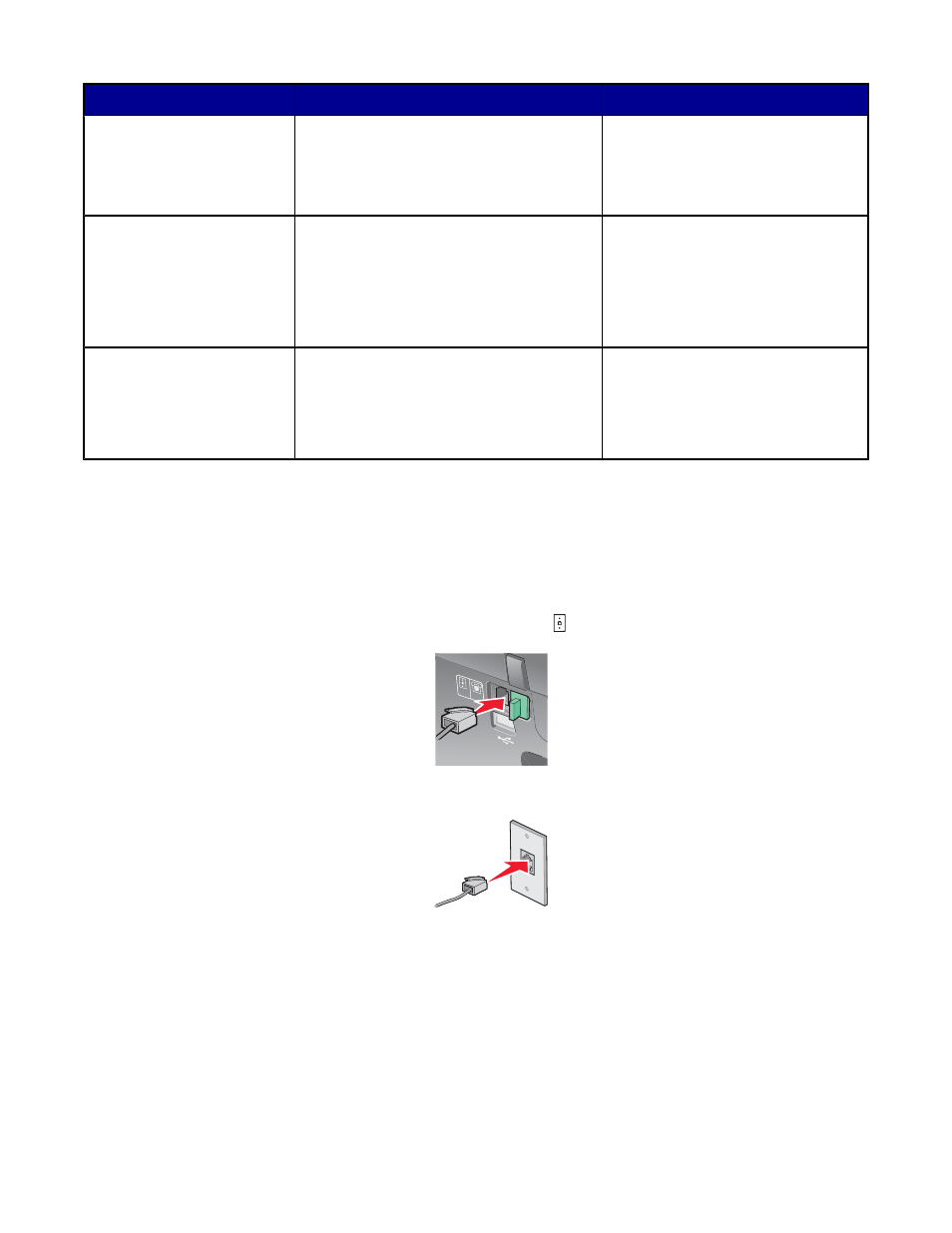 Connecting directly to a telephone wall jack | Lexmark 8300 Series User Manual | Page 15 / 136