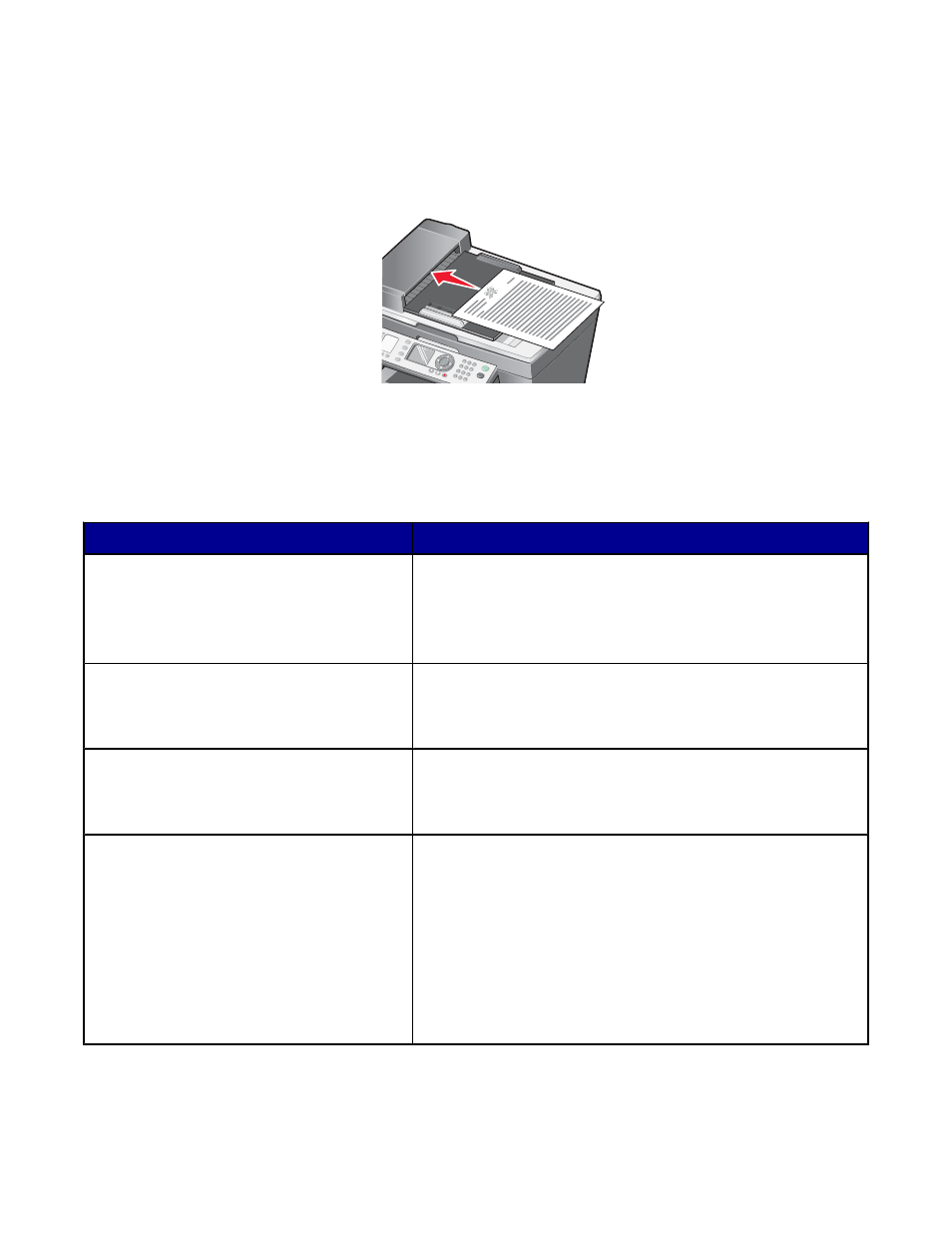 Loading original documents into the adf | Lexmark 8300 Series User Manual | Page 47 / 136