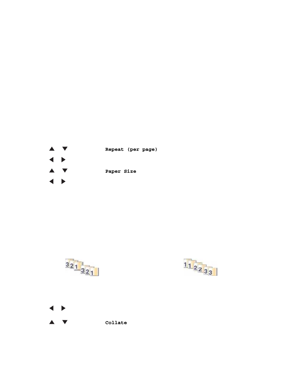 Collating copies, Collating copies using the control panel | Lexmark 8300 Series User Manual | Page 67 / 136