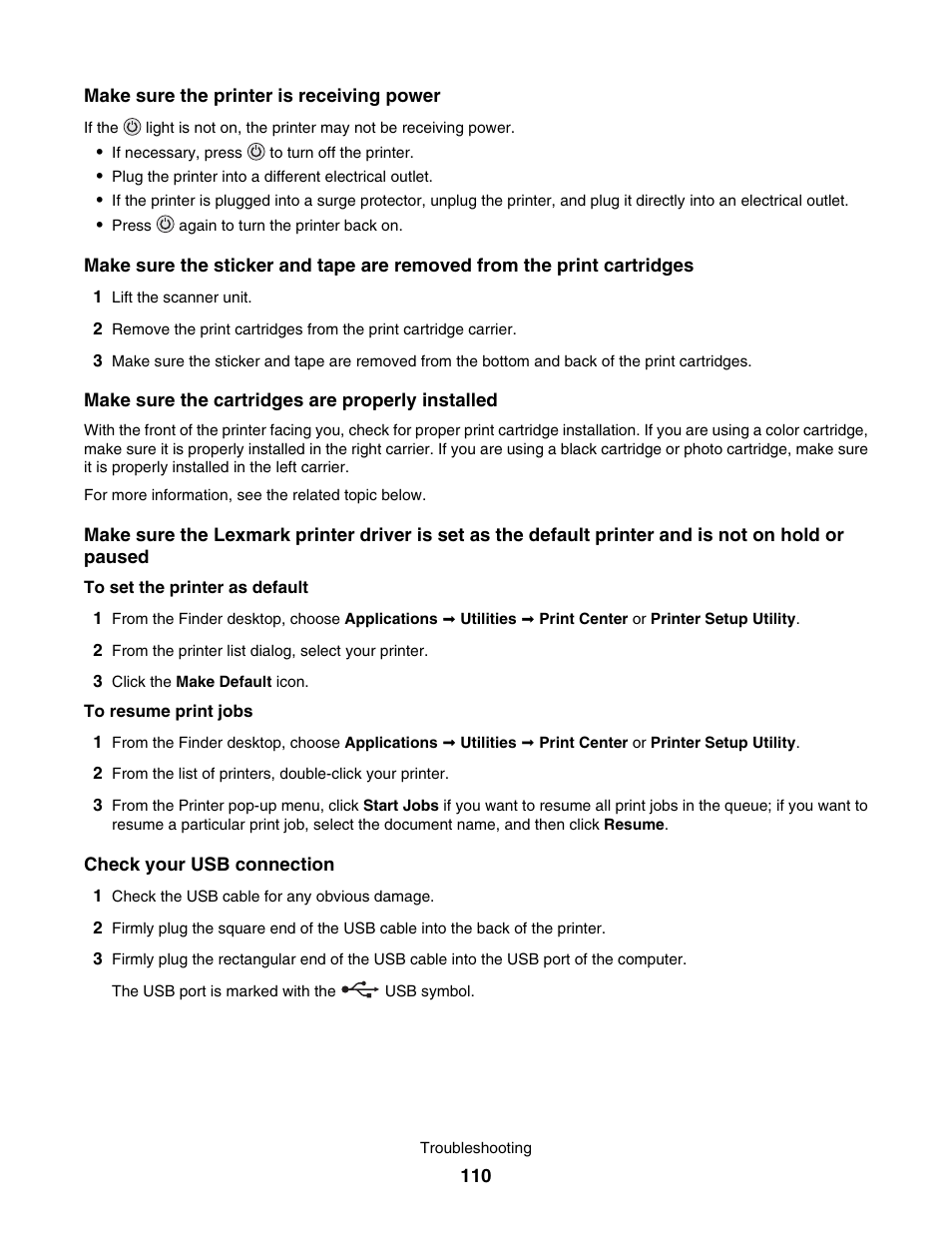 Lexmark 4800 User Manual | Page 110 / 166
