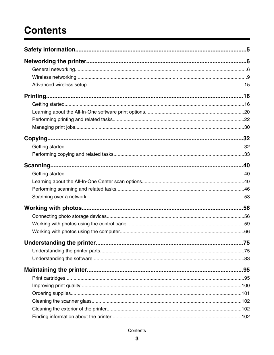 Lexmark 4800 User Manual | Page 3 / 166