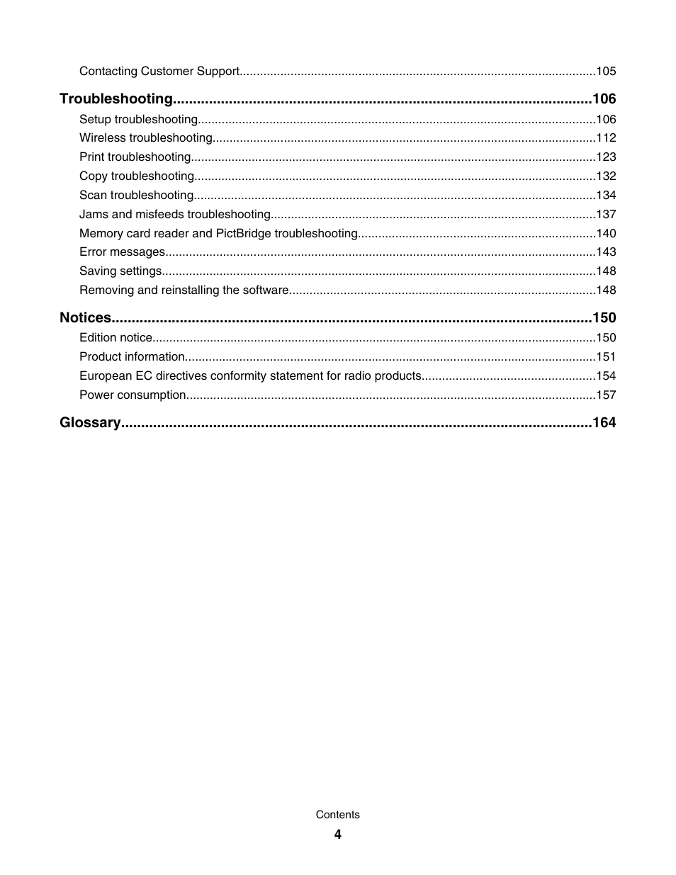 Lexmark 4800 User Manual | Page 4 / 166