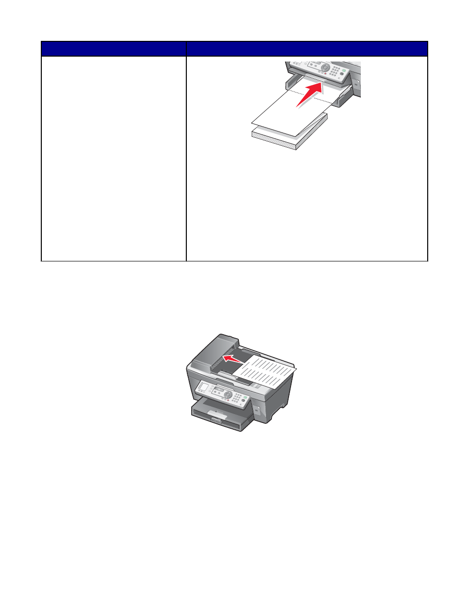 Loading original documents into the adf | Lexmark 7300 Series User Manual | Page 38 / 112