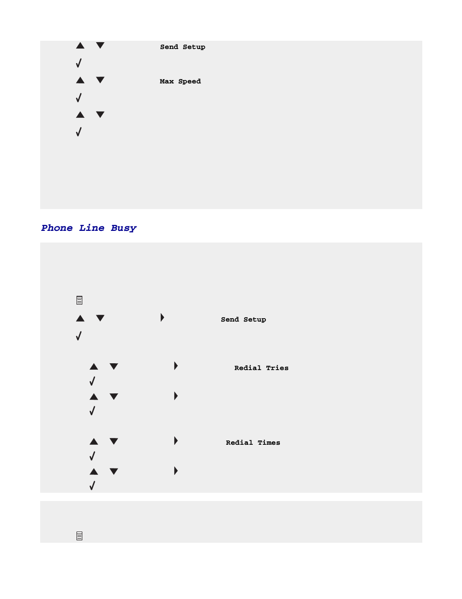 Phone line busy | Lexmark 7300 Series User Manual | Page 99 / 112