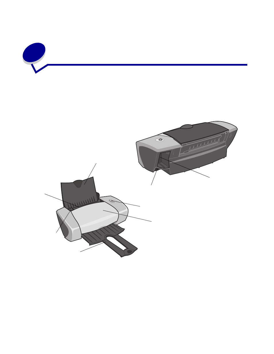 Printer overview, Understanding the printer parts, Chapter 1: printer overview | Lexmark Z600 User Manual | Page 5 / 69