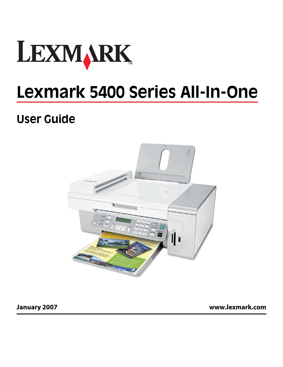 Lexmark 5400 Series User Manual | 155 pages
