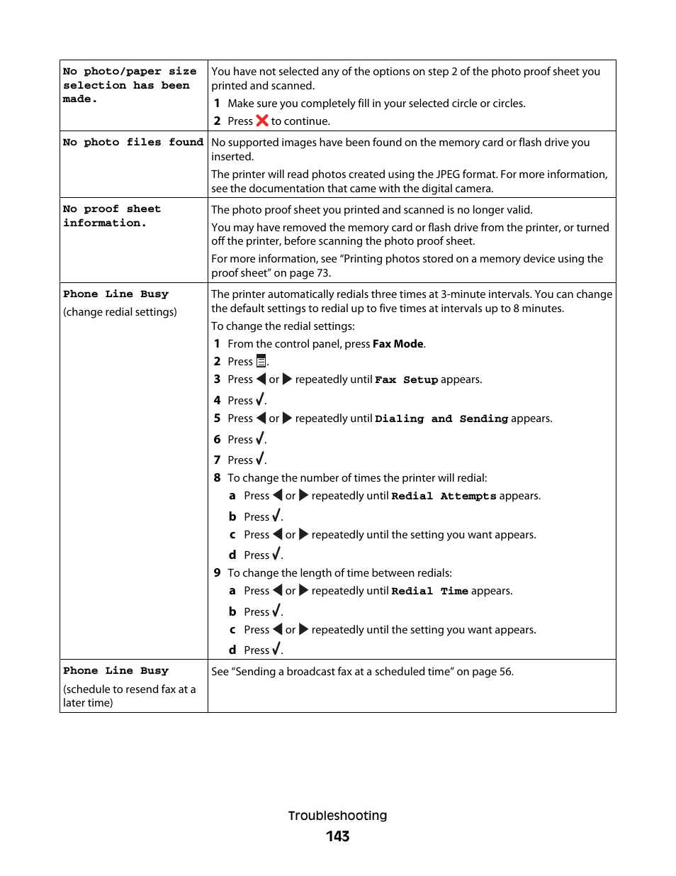 Lexmark 5400 Series User Manual | Page 143 / 155