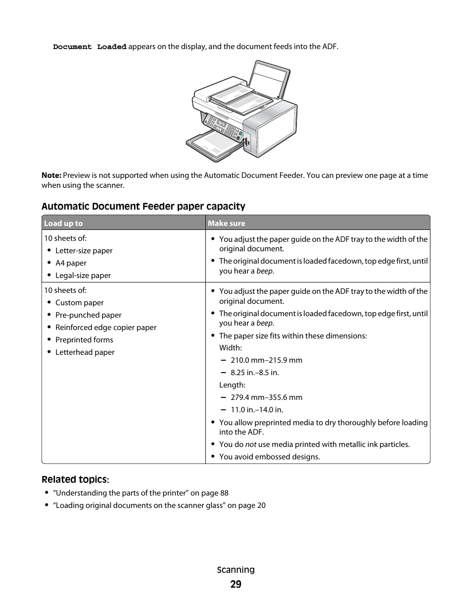 Lexmark 5400 Series User Manual | Page 29 / 155