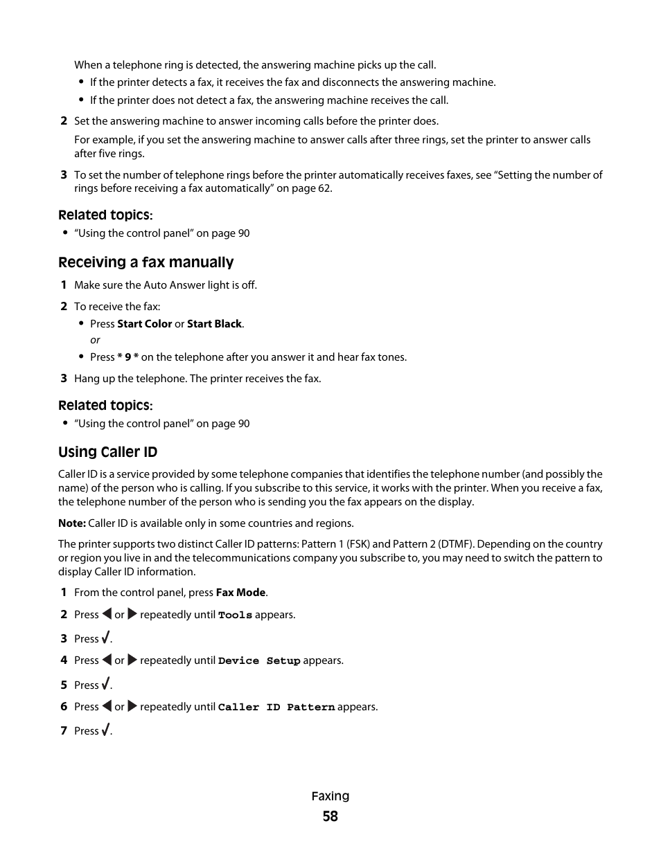 Lexmark 5400 Series User Manual | Page 58 / 155