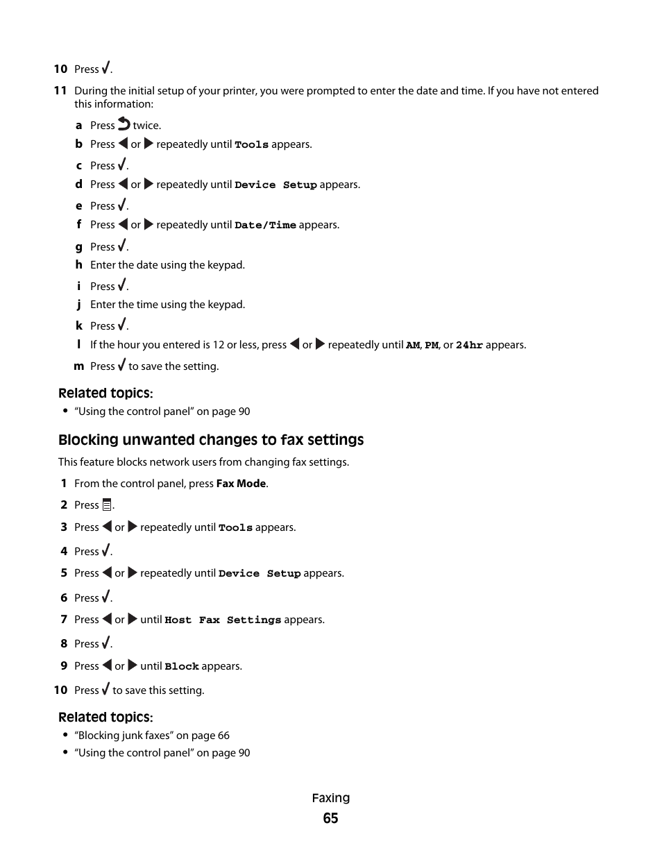 Lexmark 5400 Series User Manual | Page 65 / 155