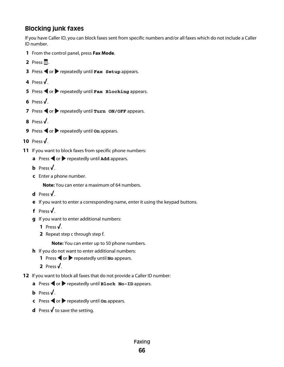 Lexmark 5400 Series User Manual | Page 66 / 155