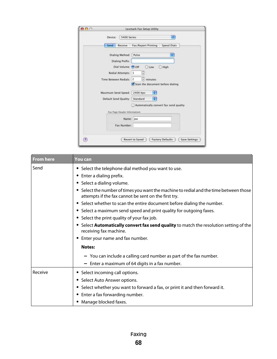 Lexmark 5400 Series User Manual | Page 68 / 155