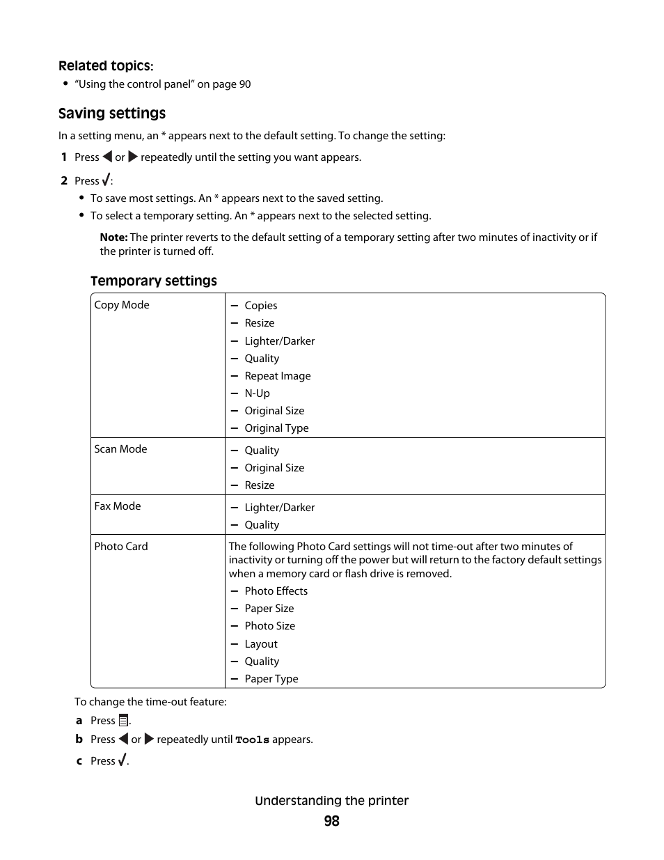 Lexmark 5400 Series User Manual | Page 98 / 155