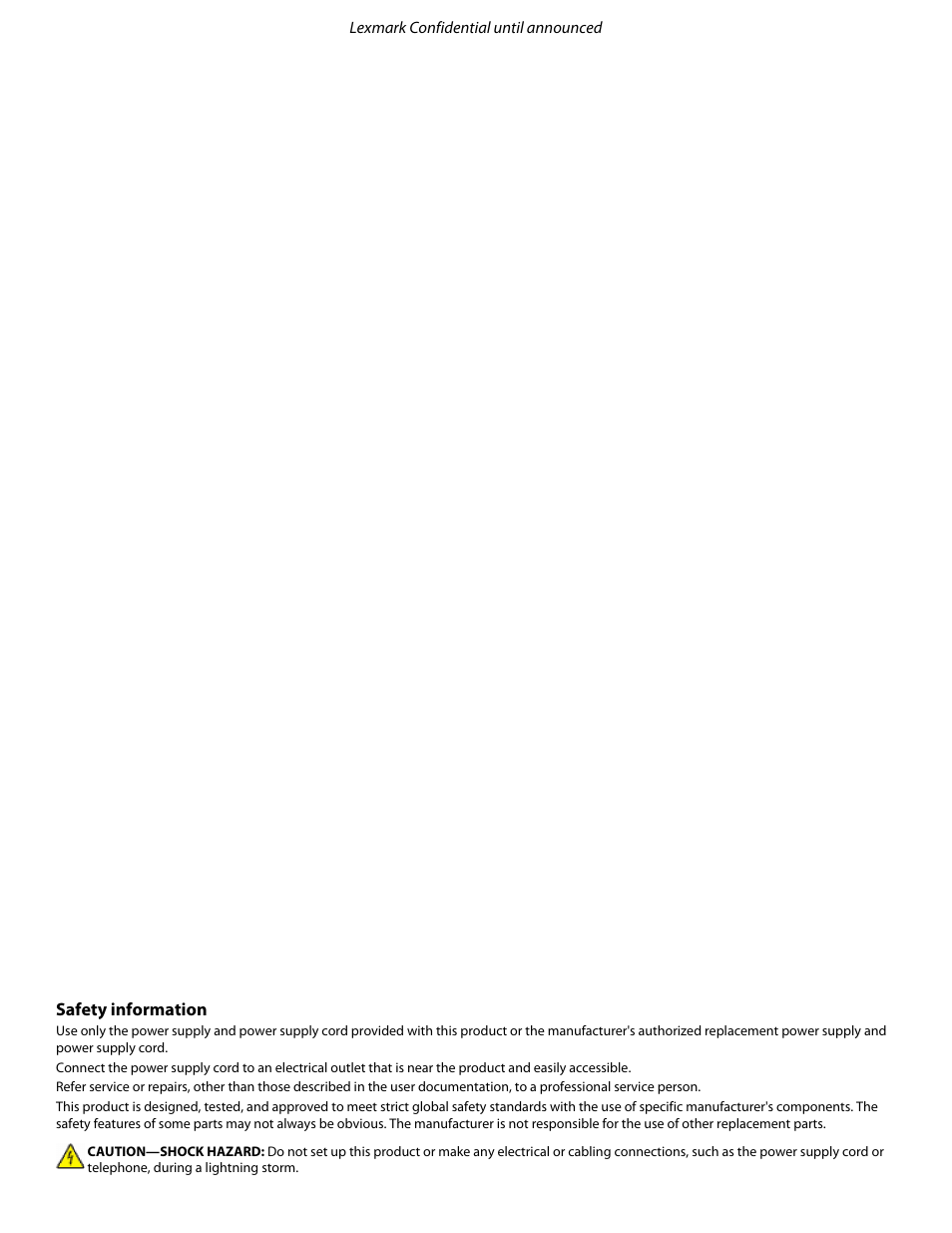 Lexmark P200 User Manual | Page 2 / 35