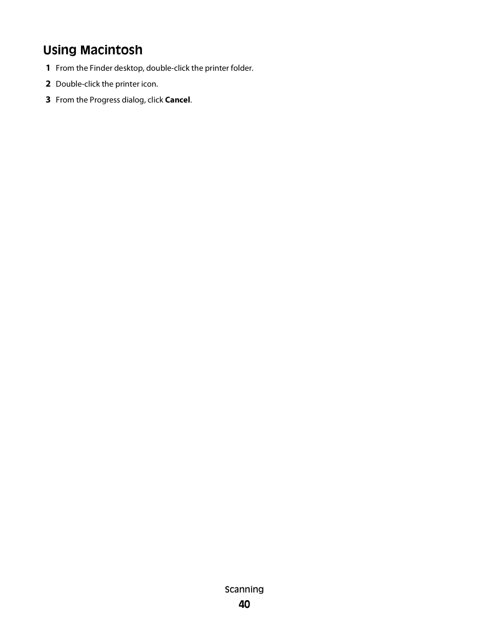 Using macintosh | Lexmark 2600 SERIES 4433 User Manual | Page 40 / 74