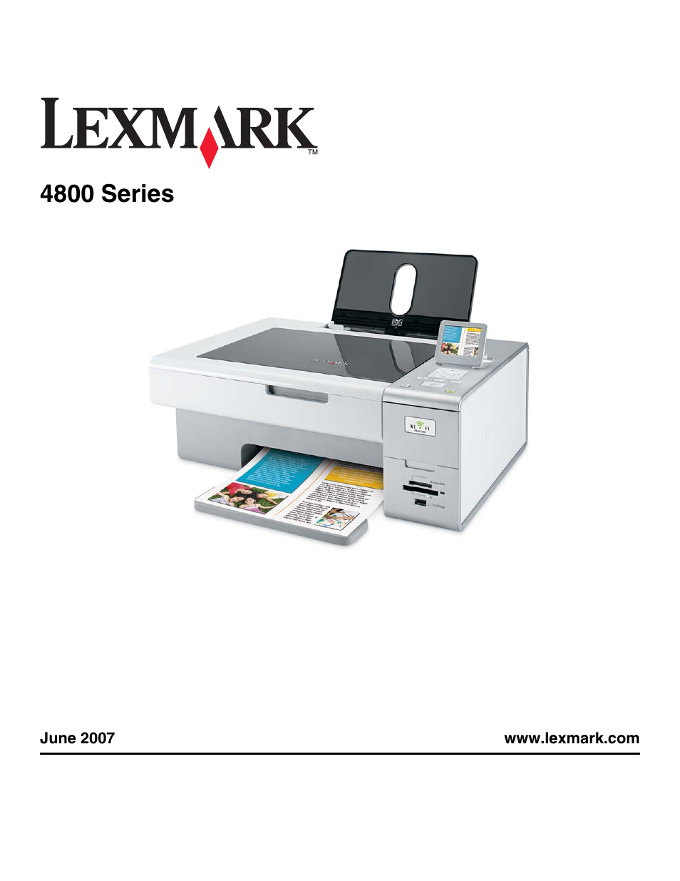 Lexmark 4800 Series User Manual | 176 pages