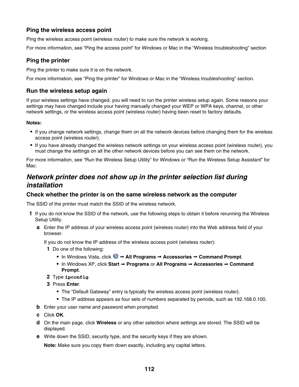 Lexmark 4800 Series User Manual | Page 112 / 176