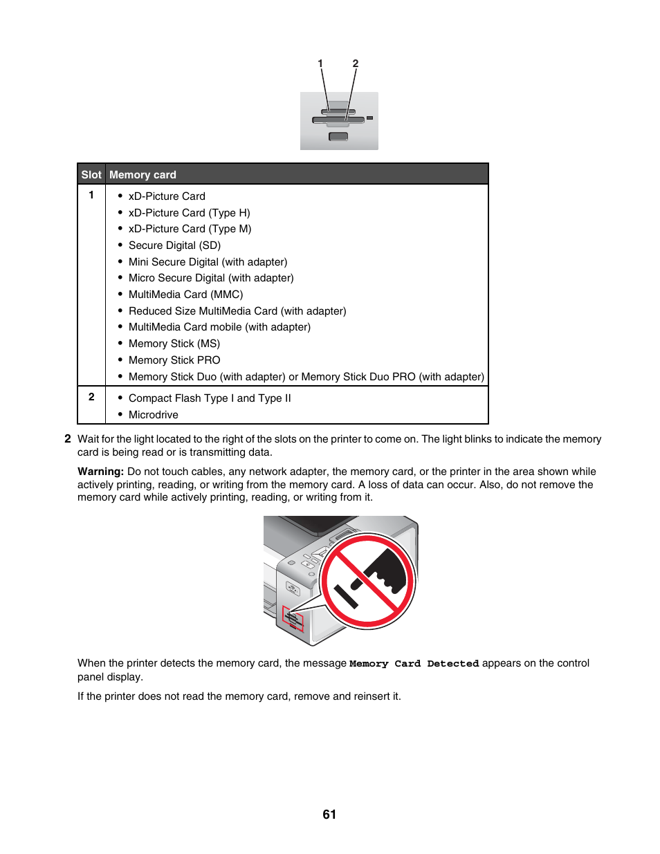 Lexmark 4800 Series User Manual | Page 61 / 176