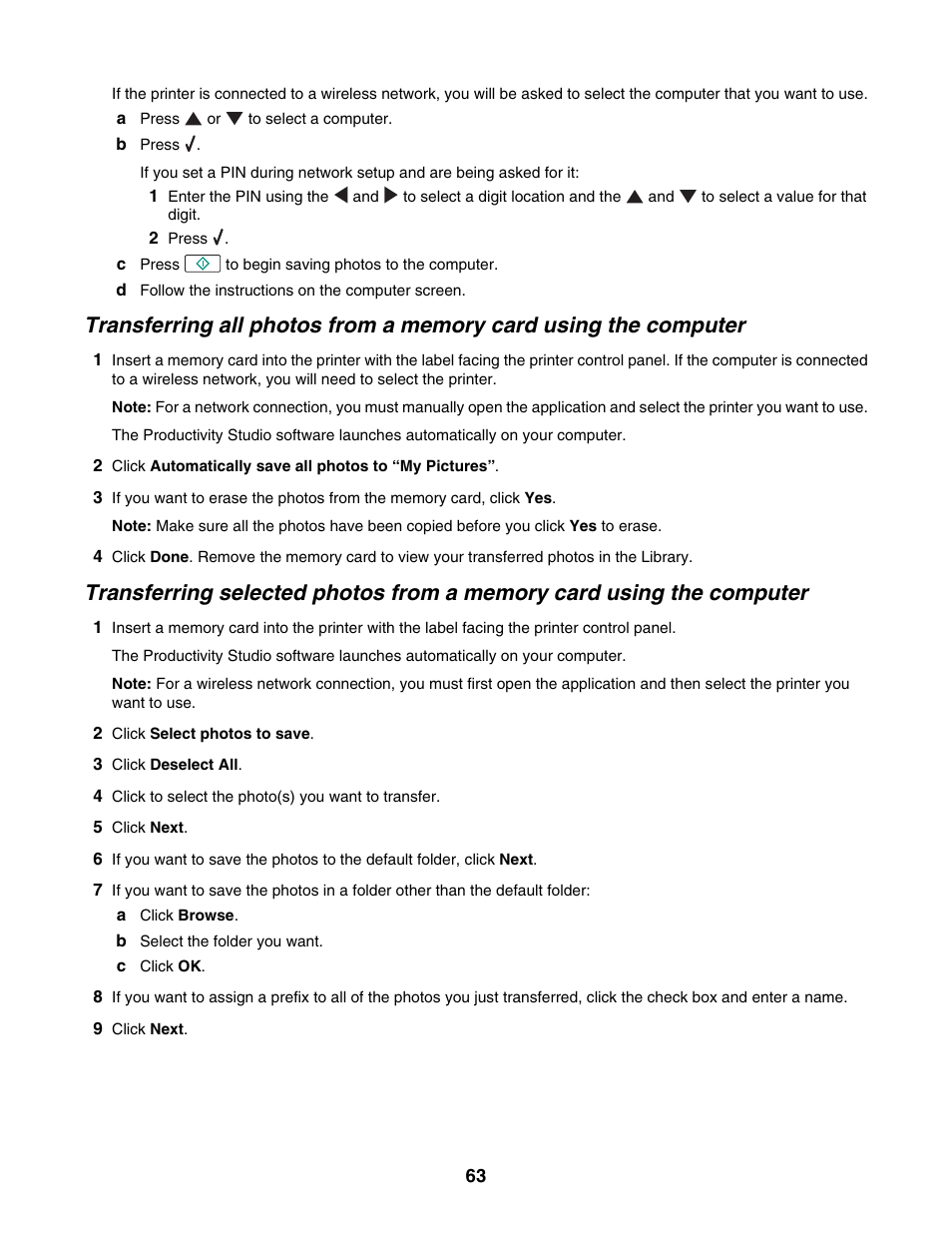 Lexmark 4800 Series User Manual | Page 63 / 176