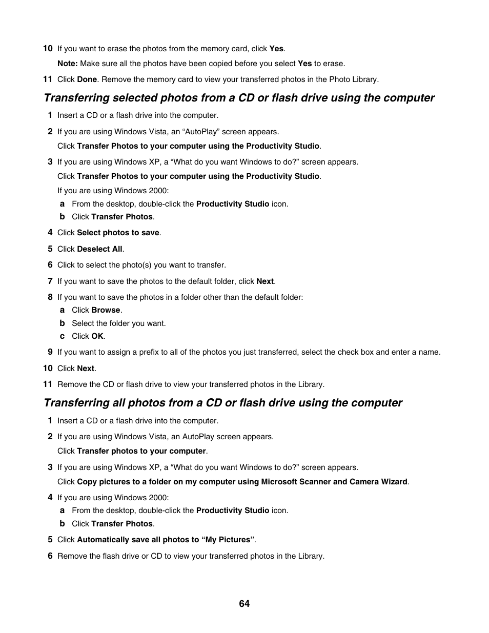 Lexmark 4800 Series User Manual | Page 64 / 176