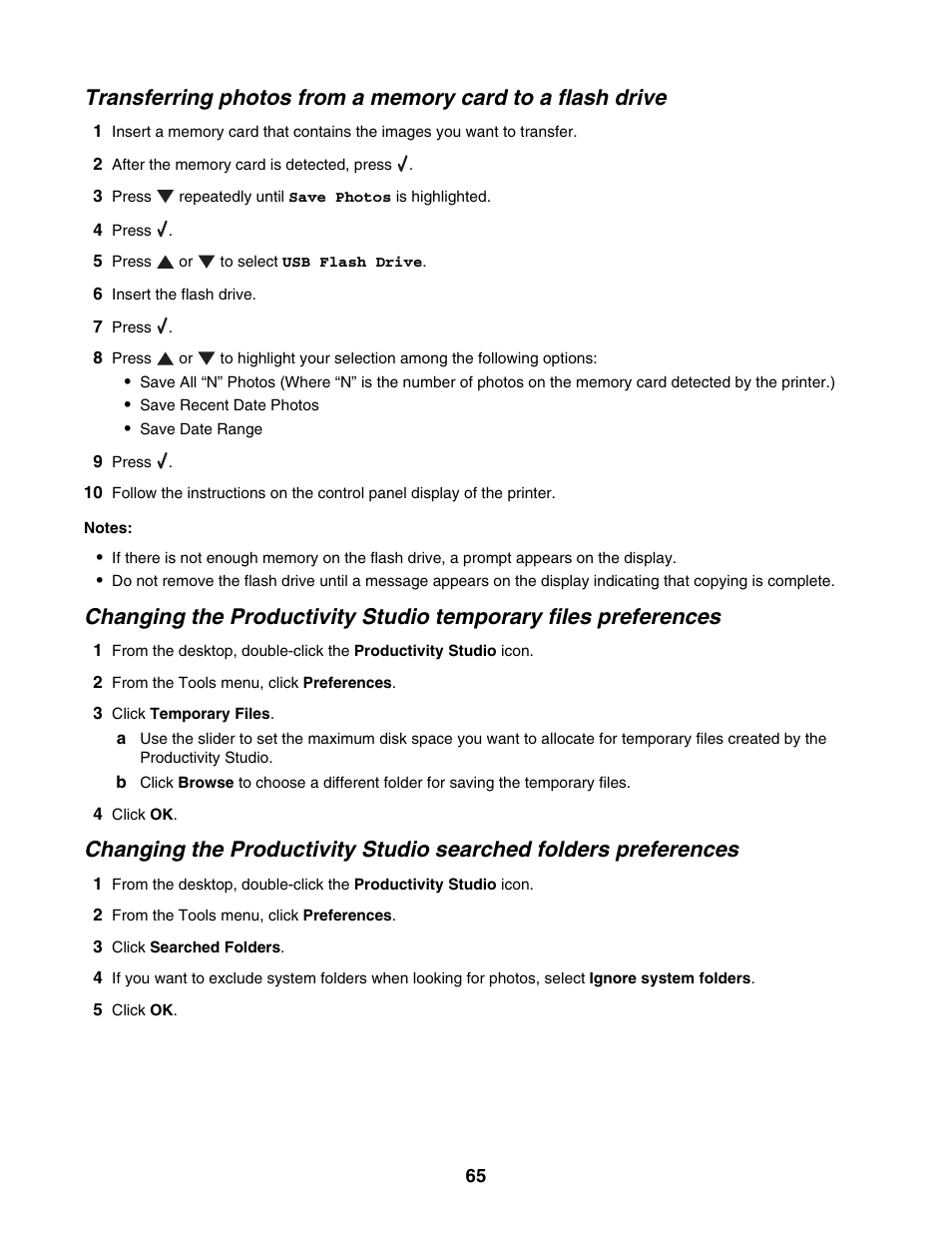 Lexmark 4800 Series User Manual | Page 65 / 176