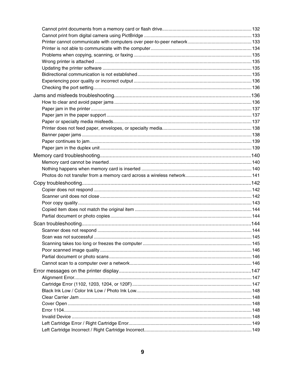 Lexmark 4800 Series User Manual | Page 9 / 176