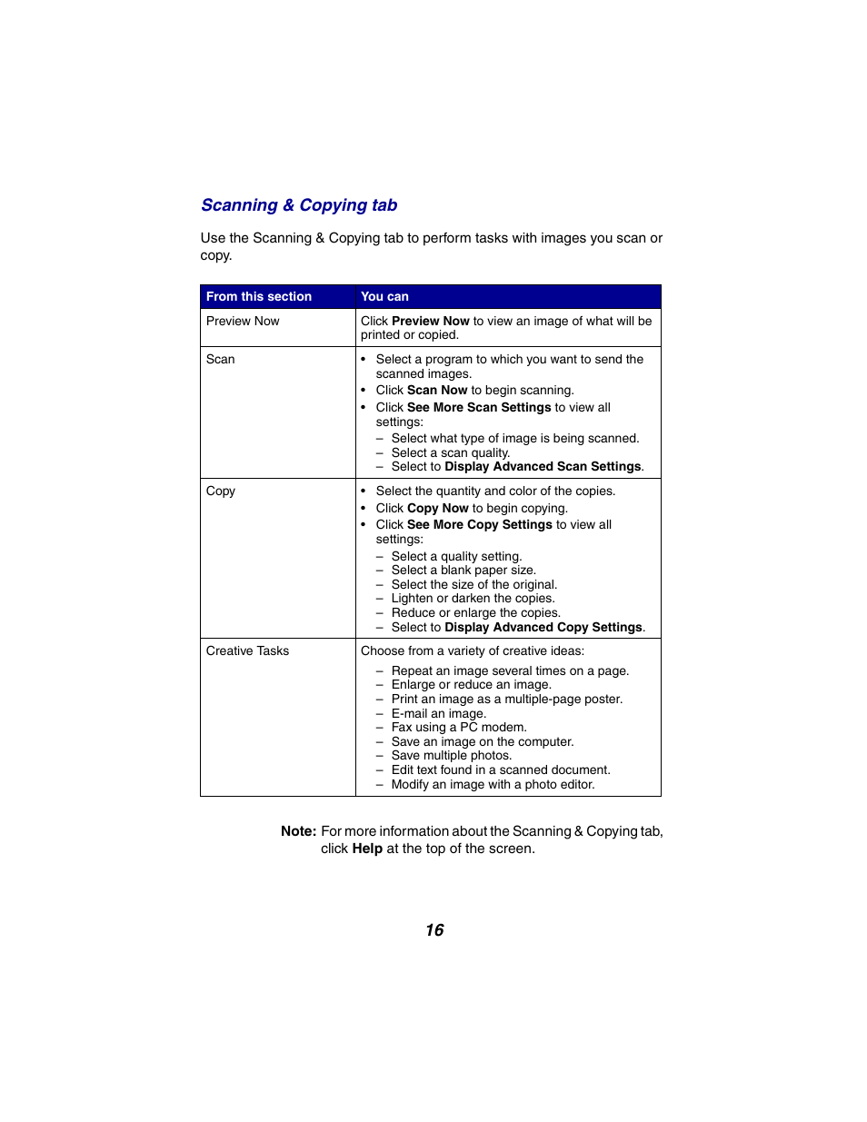 Lexmark 2300 Series User Manual | Page 16 / 77