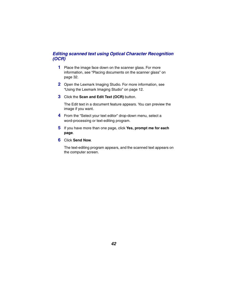 Lexmark 2300 Series User Manual | Page 42 / 77