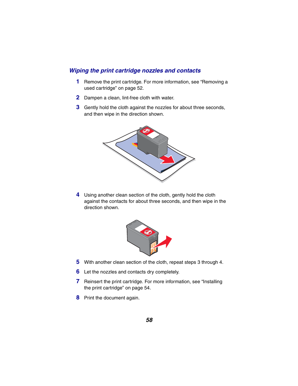Lexmark 2300 Series User Manual | Page 58 / 77
