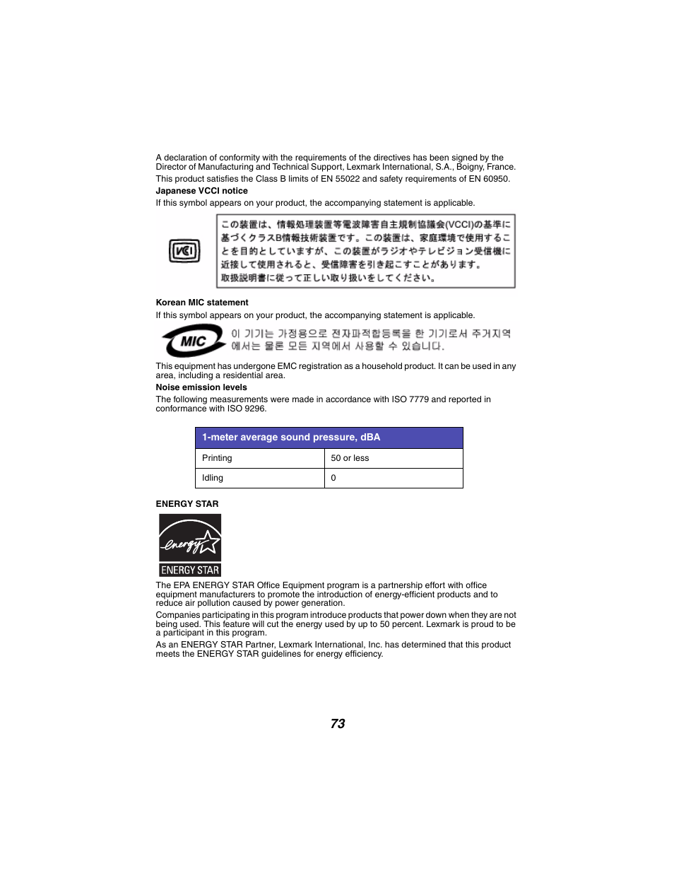 Lexmark 2300 Series User Manual | Page 73 / 77