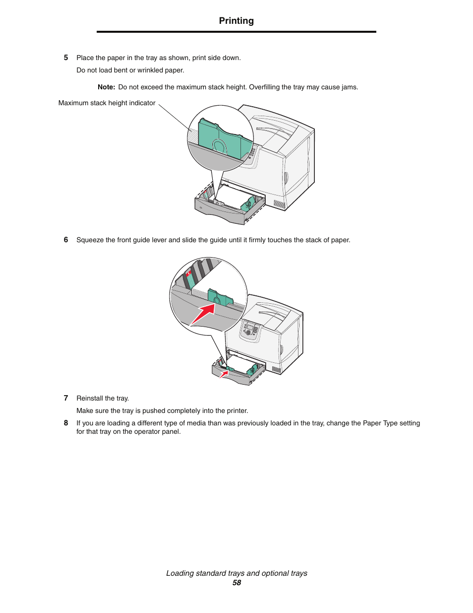 Lexmark C77x User Manual | Page 58 / 114