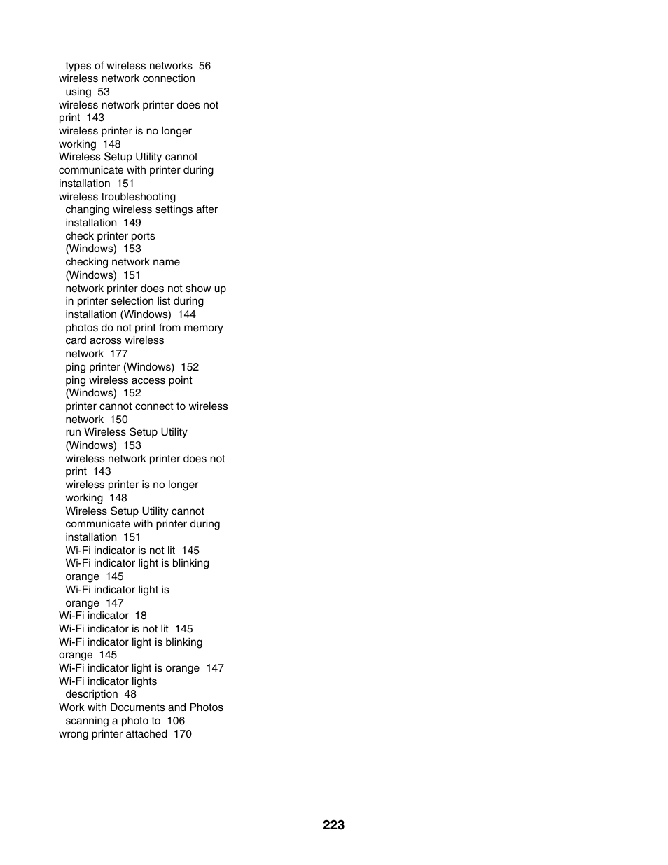 Lexmark 6500 Series User Manual | Page 223 / 223