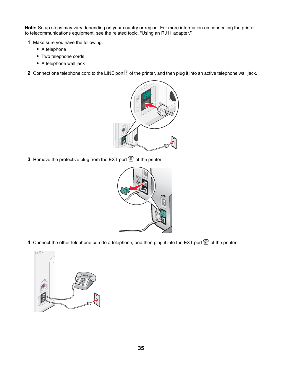 Lexmark 6500 Series User Manual | Page 35 / 223