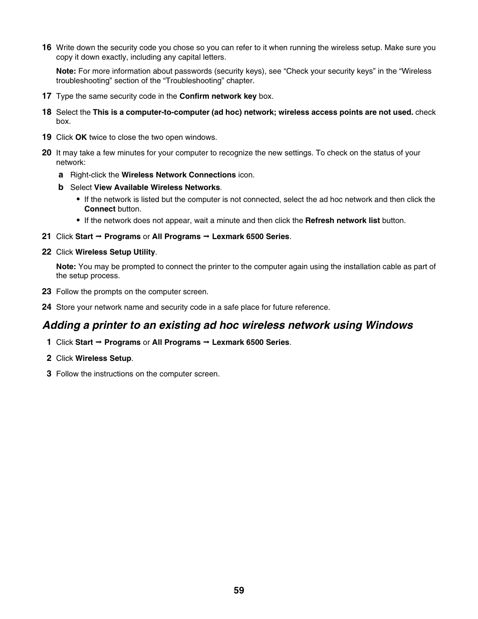 Lexmark 6500 Series User Manual | Page 59 / 223