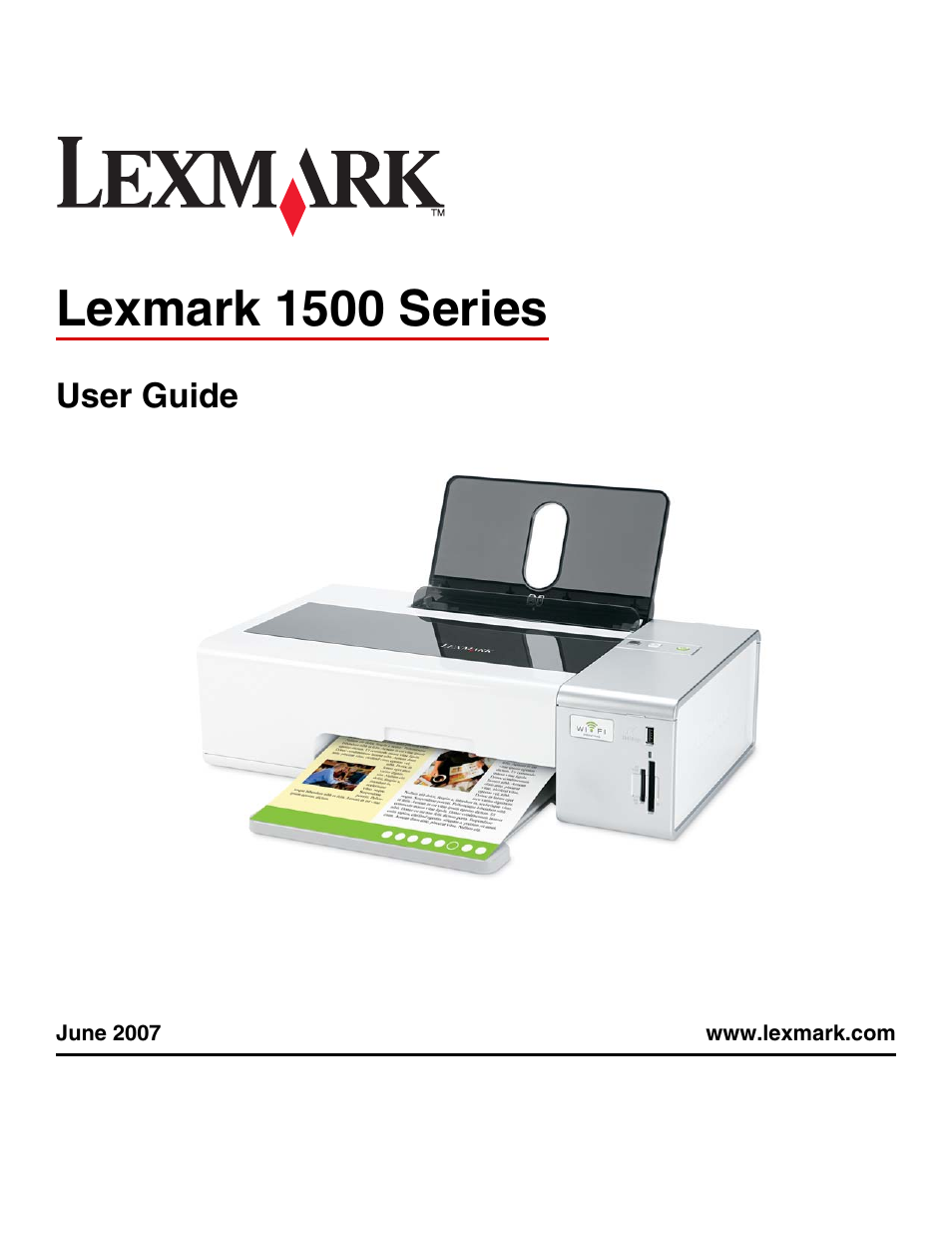 Lexmark 1500 User Manual | 124 pages