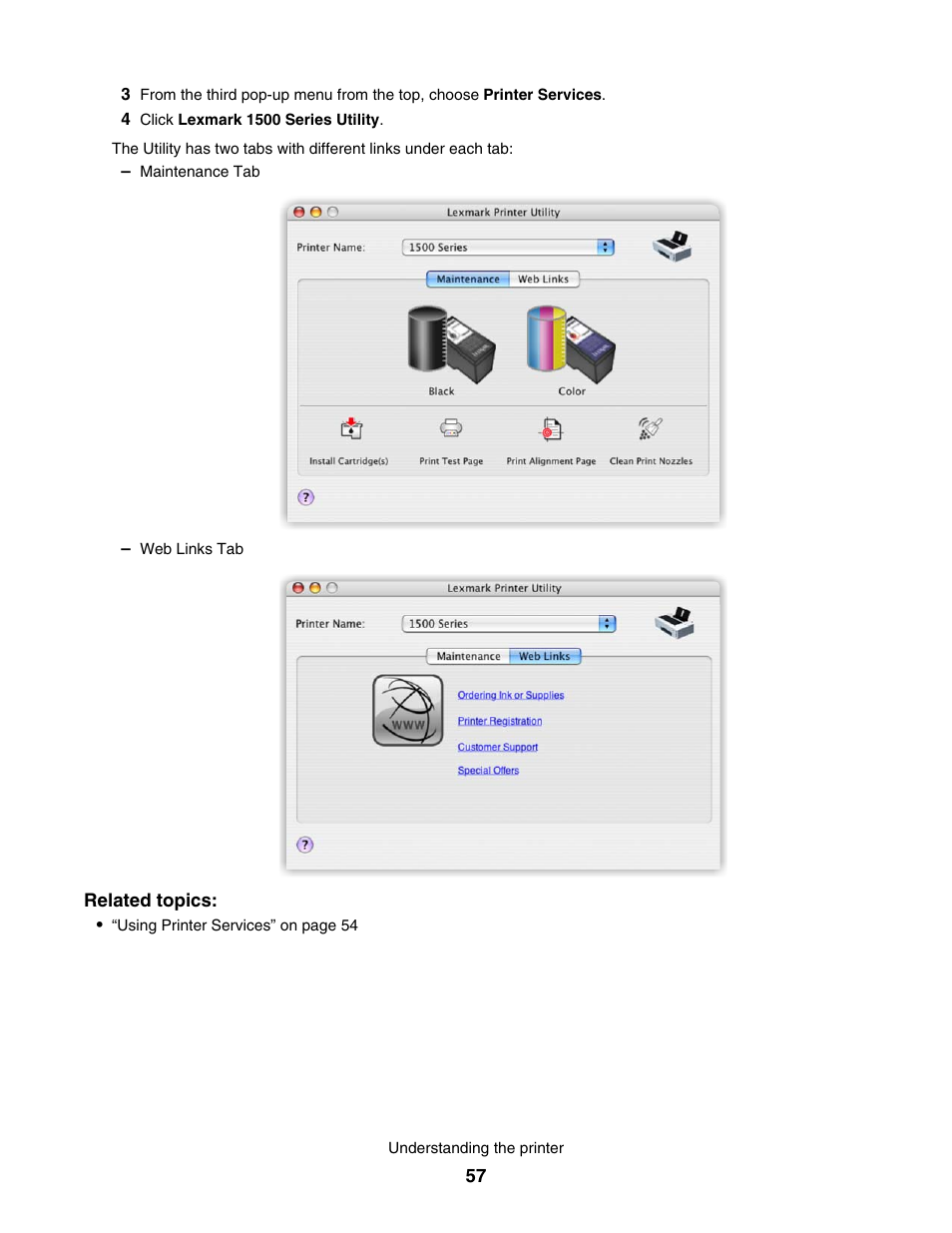 Lexmark 1500 User Manual | Page 57 / 124