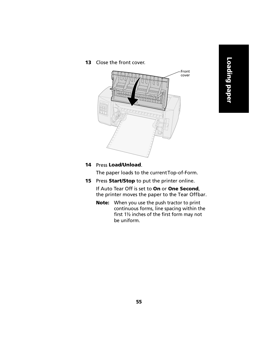 Loading paper | Lexmark 2480 User Manual | Page 59 / 168