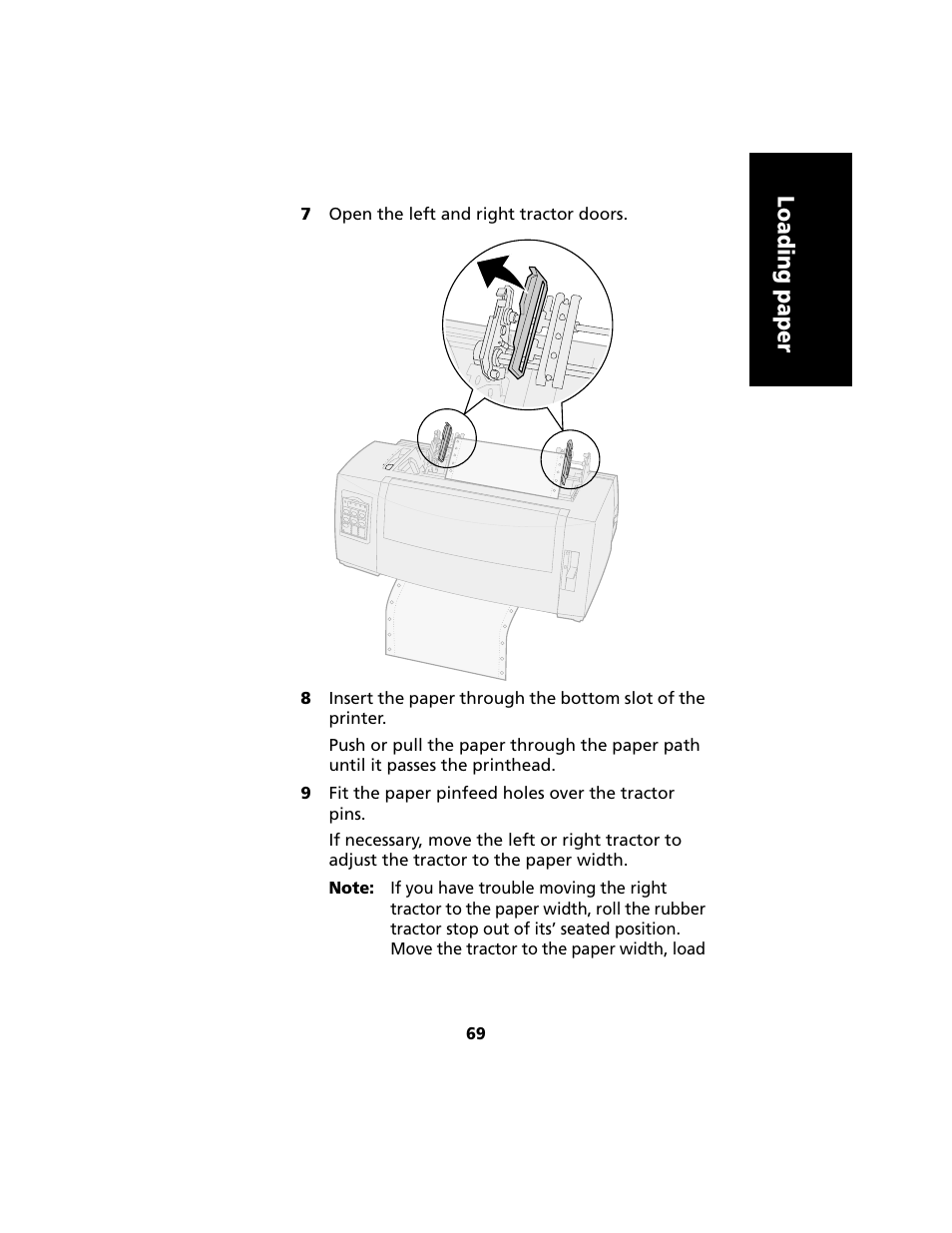 Loading paper | Lexmark 2480 User Manual | Page 73 / 168