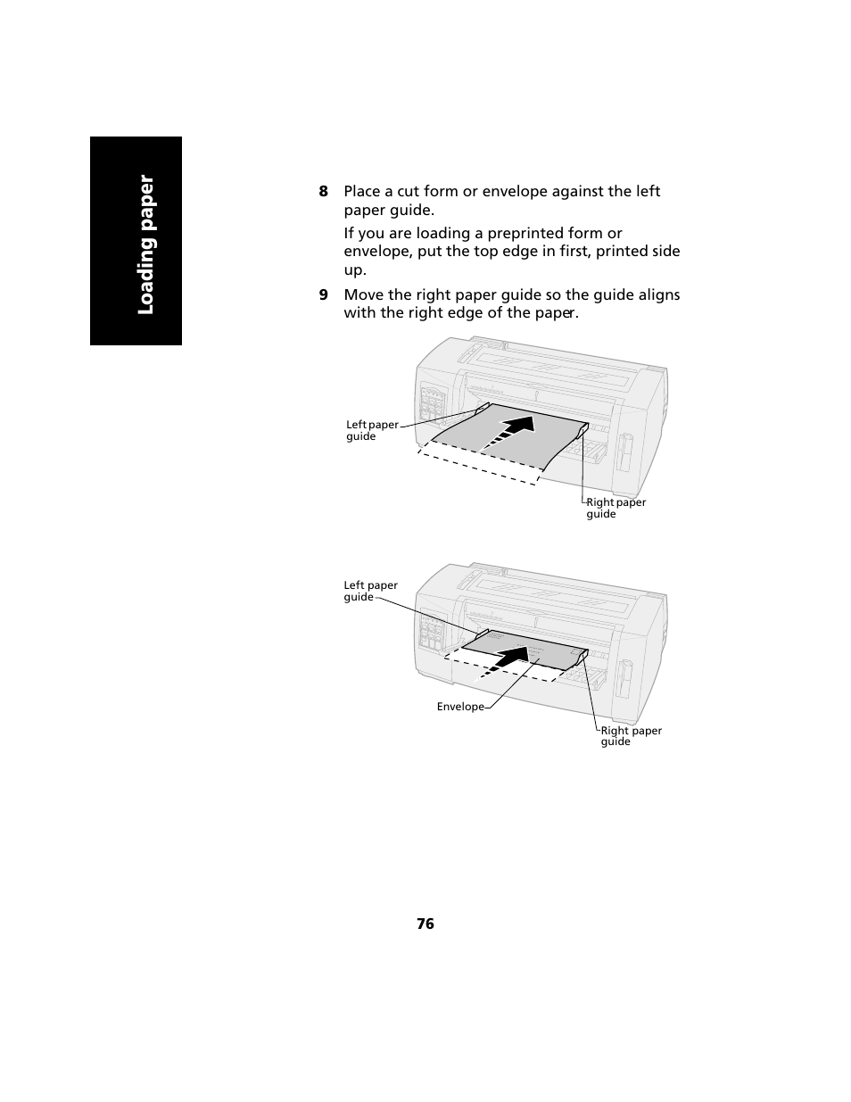 Loading paper | Lexmark 2480 User Manual | Page 80 / 168