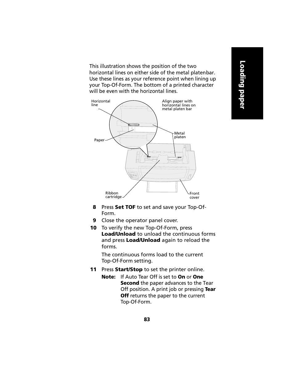 Loading paper | Lexmark 2480 User Manual | Page 87 / 168