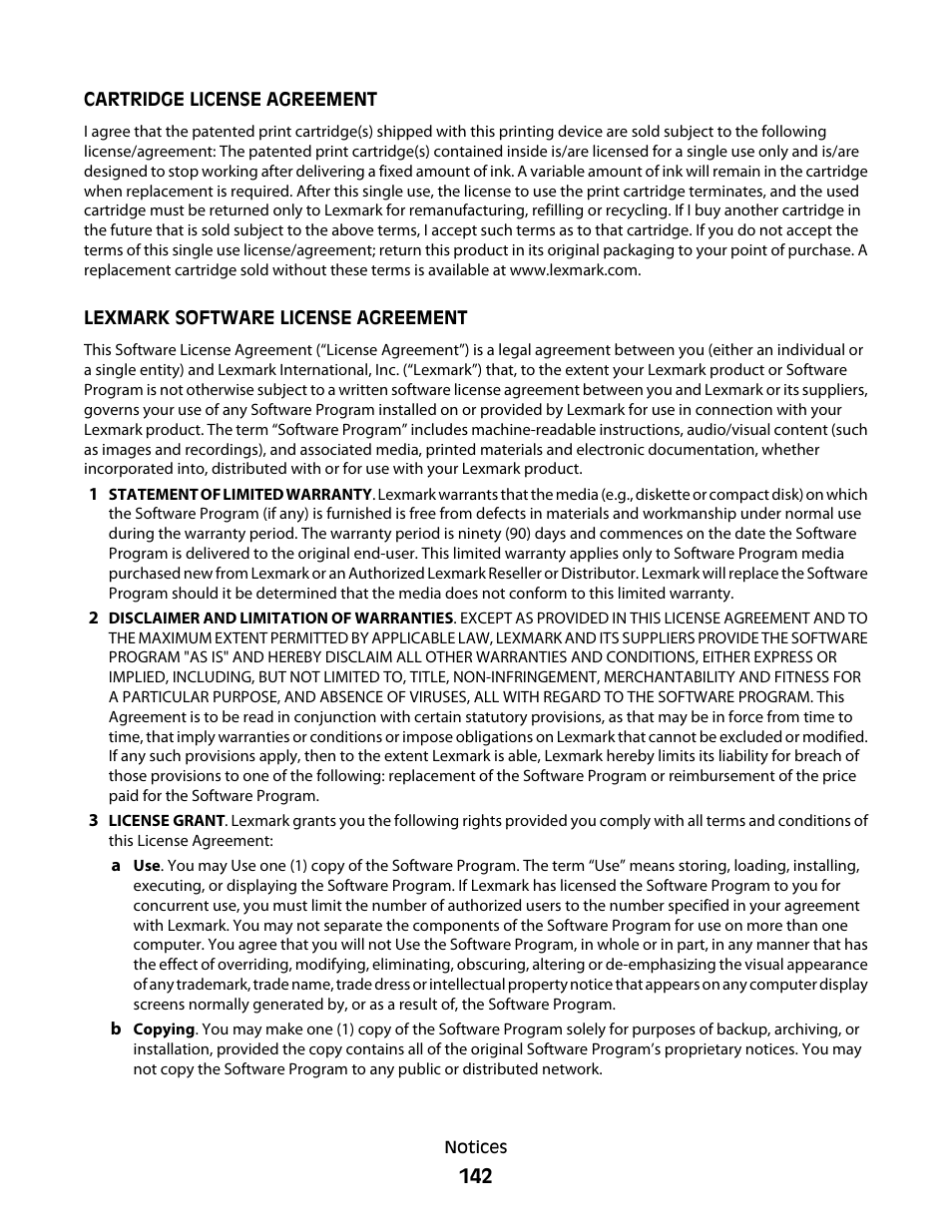 Lexmark 4900 Series User Manual | Page 142 / 149