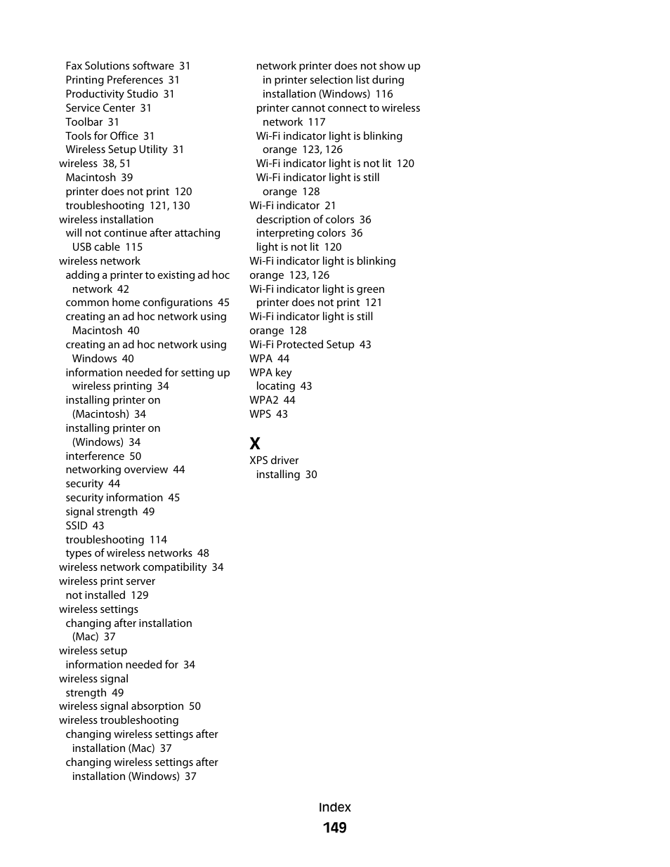 Lexmark 4900 Series User Manual | Page 149 / 149