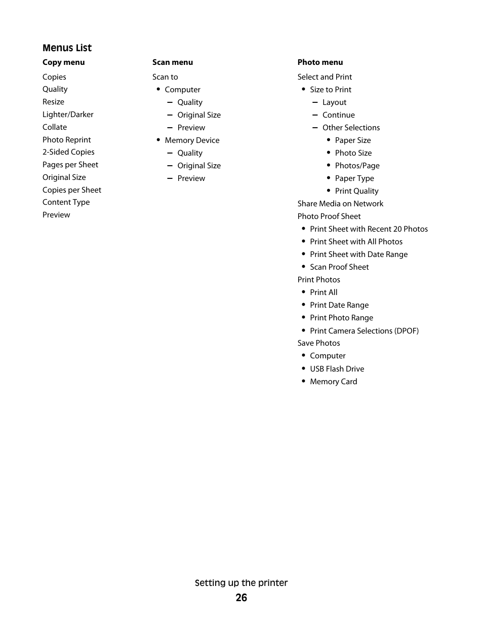 Lexmark 4900 Series User Manual | Page 26 / 149