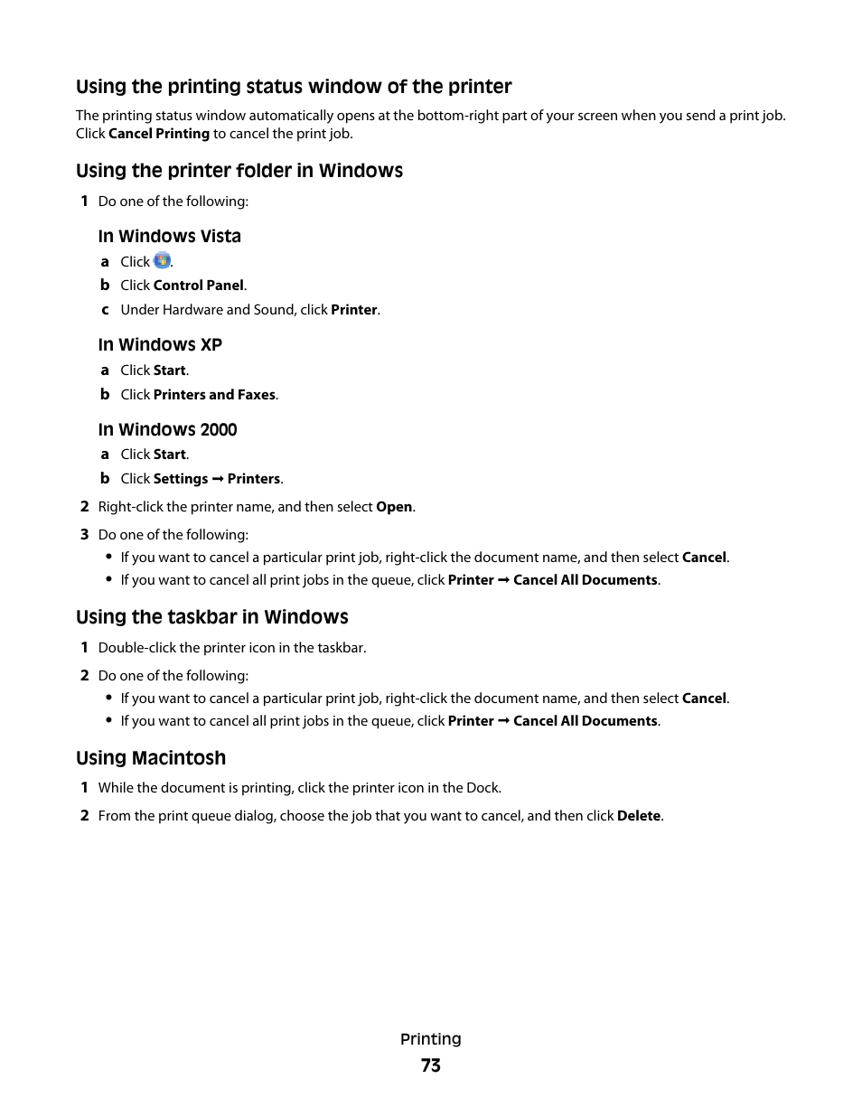 Lexmark 4900 Series User Manual | Page 73 / 149