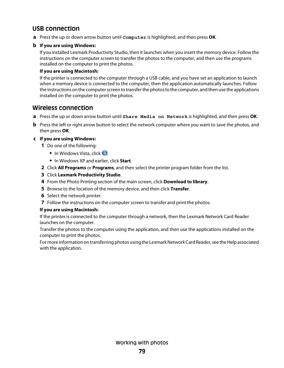 Lexmark 4900 Series User Manual | Page 79 / 149