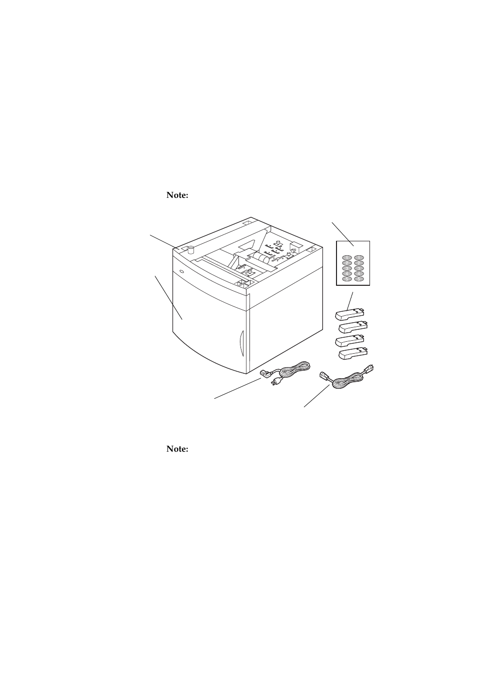 Unpacking the 2000-sheet drawer | Lexmark 2000-Sheet Drawer Optra T User Manual | Page 8 / 164