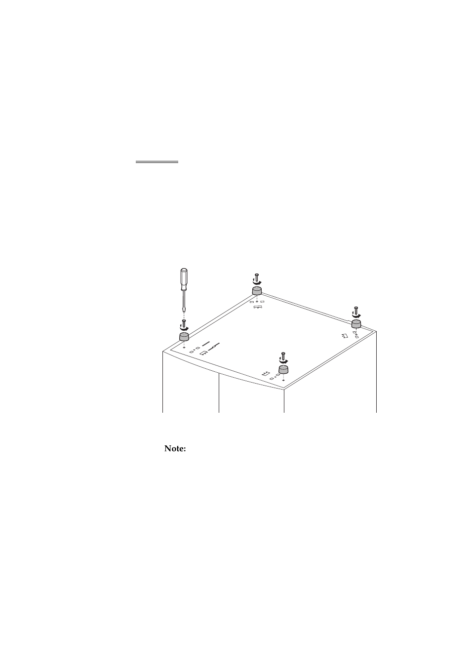Attaching stabilizer feet | Lexmark 2000-Sheet Drawer Optra T User Manual | Page 9 / 164